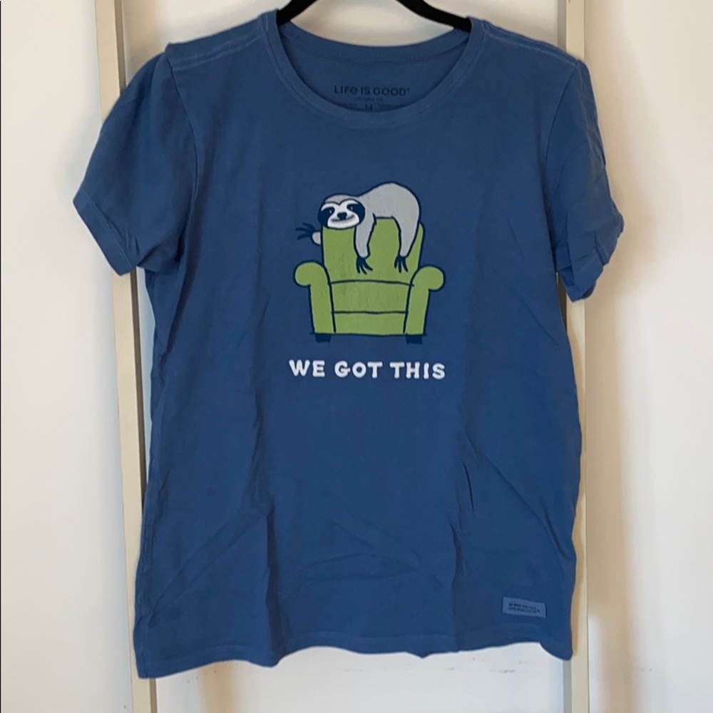 Adorable we got this sloth shirt